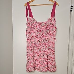 City Triangles Pink Floral Blouse